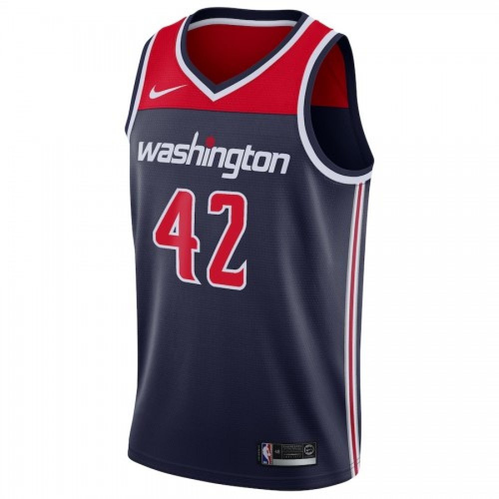 Men's Washington Wizards Davis Bertans #42 Navy Swingman Jersey - Statement Edition-Pro Kit Vault | Brand New 26/27 Sports Jerseys